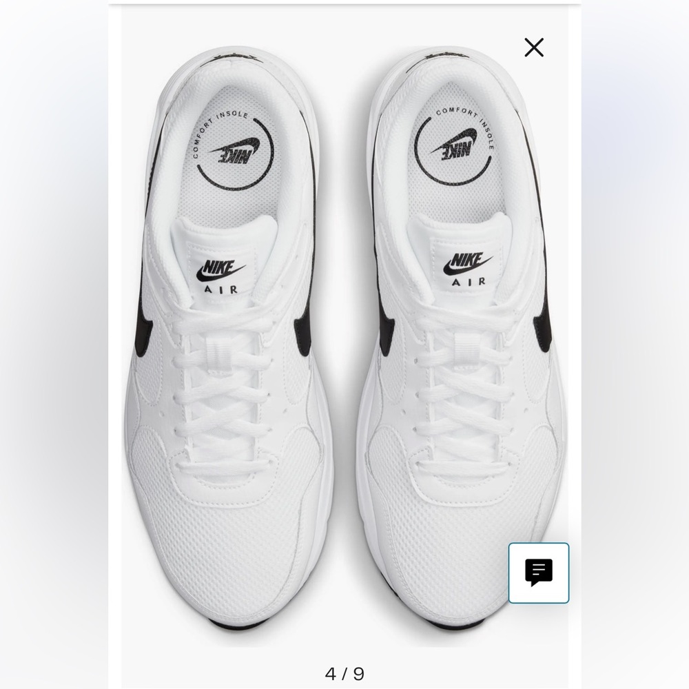 Nike Air Max SC White and Black Sneakers - Picture 3 of 5